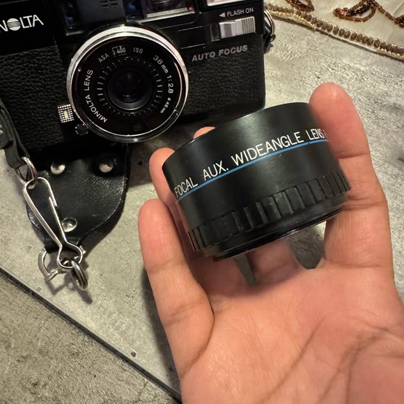 Minolta Hi-Matic AF2 Compact 35mm Film Camera,Minolta 38mm Lens,Neck Strap - Picture 13 of 13